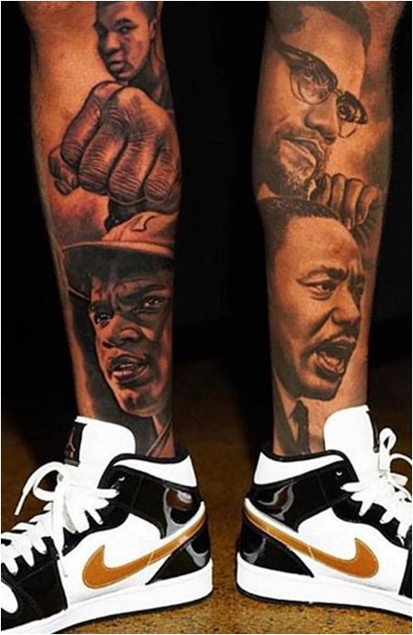 Татуировки На Ногах Для Чернокожих Мужчин