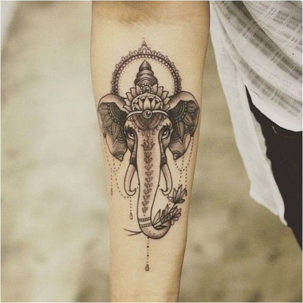 Татуировка С Индийским Слоном