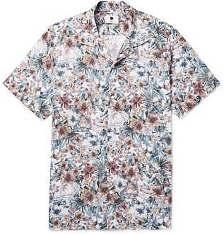 Nn07 Рубашка с цветочным принтом