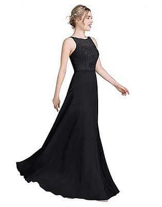 Женское длинное платье для выпускного вечера Loffy, платье для подружки невесты, кружевное шифоновое вечернее платье