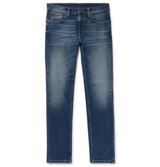 Зауженные зауженные джинсы из органического стрейч-денима Lean Dean Slim Fit