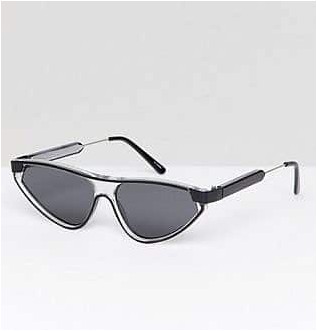 Черные солнцезащитные очки в тонкой оправе «кошачий глаз» Spitfire