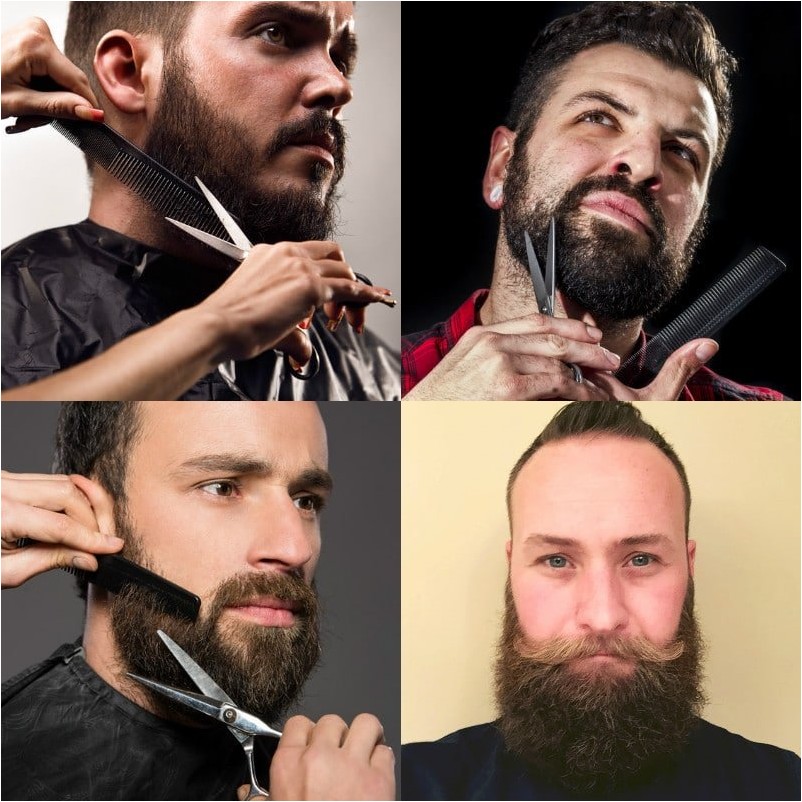 Как подстричь бороду ножницами