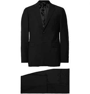 Черный костюм Tela Slim Fit из смесовой шерсти и мохера