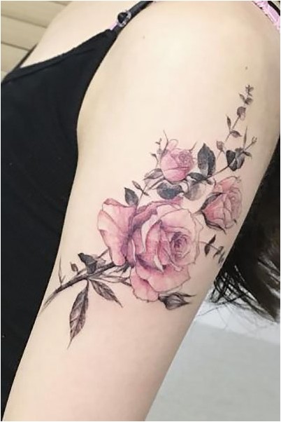 Татуировка В Виде Розы