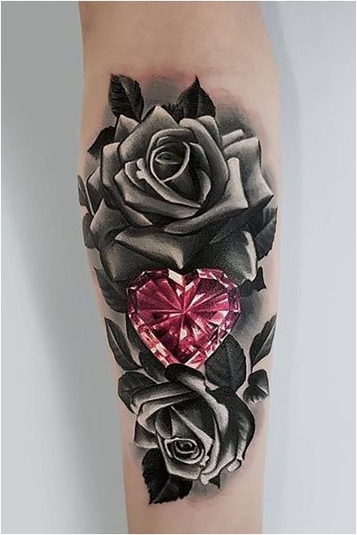 Татуировка Черная роза