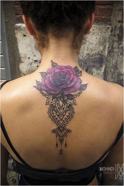 Татуировка С Пурпурной Розой
