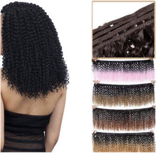S Noilite для наращивания волос с 8-дюймовым плетением афро кудрявый кудрявый