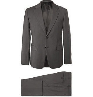 Серый костюм Prada