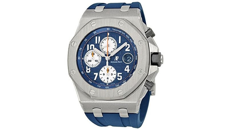 Мужские часы Audemars Piguet Royal Oak Offshore Blue Dial с хронографом 26470STOOA027CA01